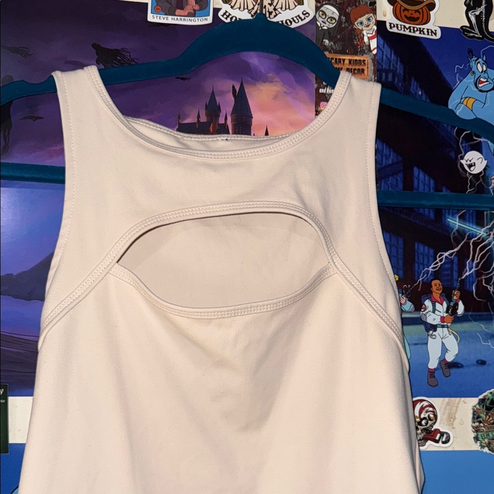 Amazing Cream Sleeveless, Thong, Bodysuit